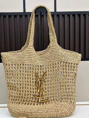 Saint Laurent straw bags